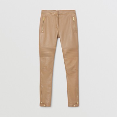 khaki biker trousers