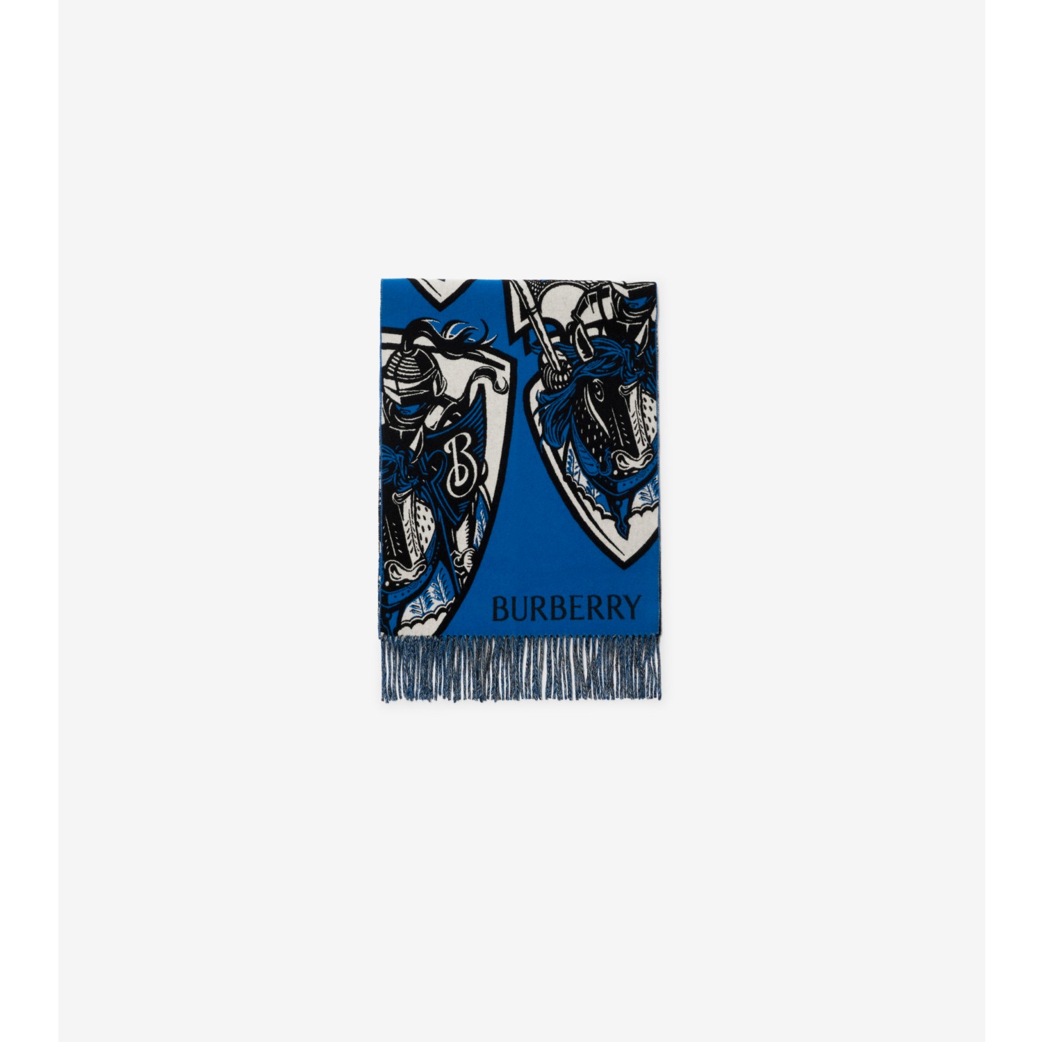 Charging Knight Wool Cashmere Scarf