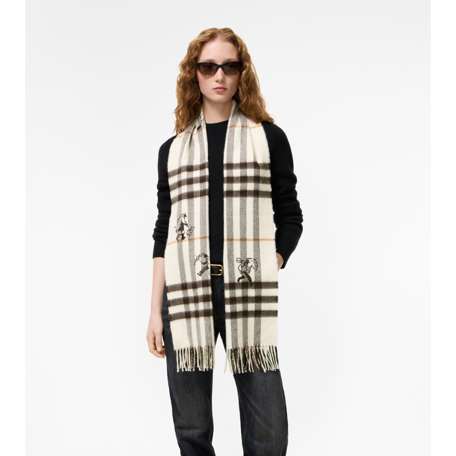 Check Mates Cashmere Scarf - thumbnail 9
