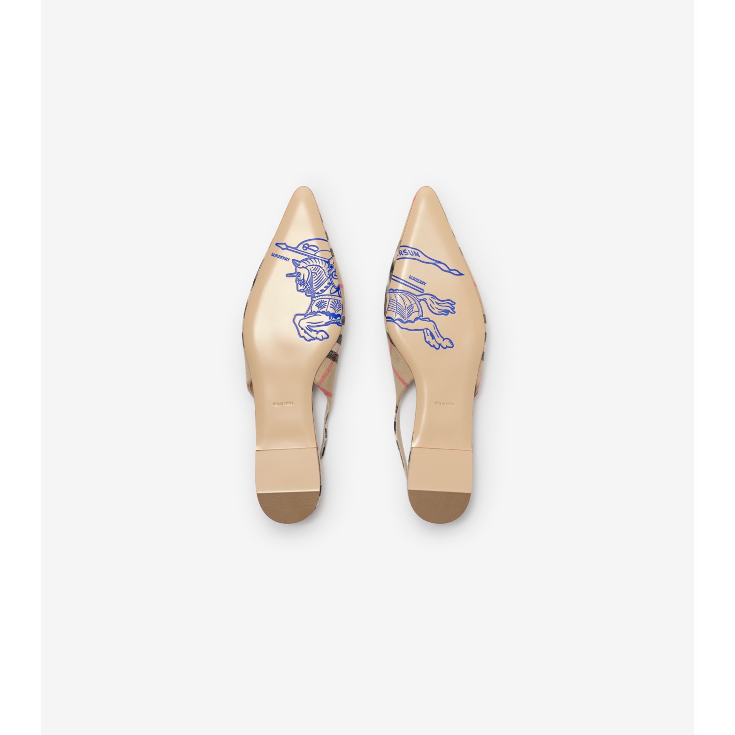 Check Dame Slingback Ballerinas​ - thumbnail 5