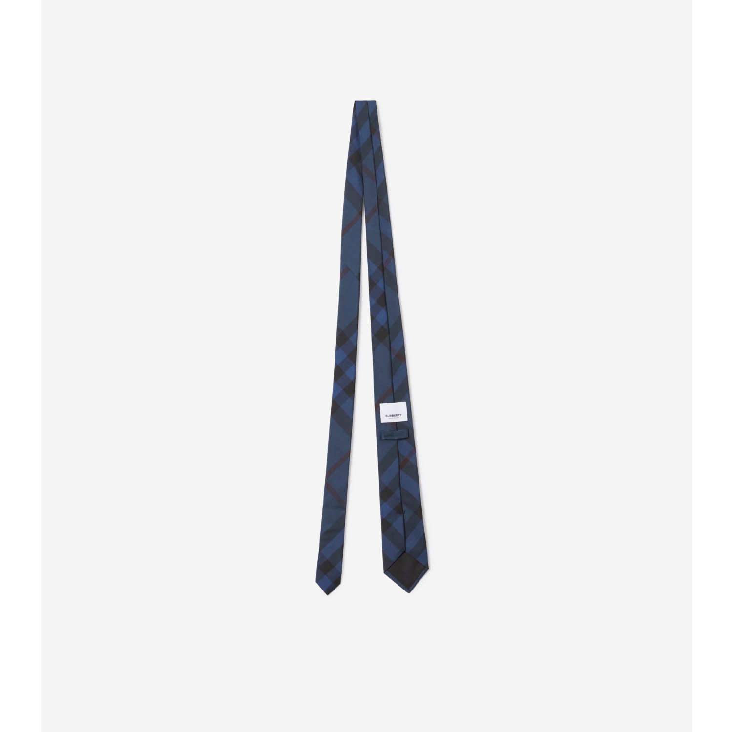 Navy on sale burberry tie