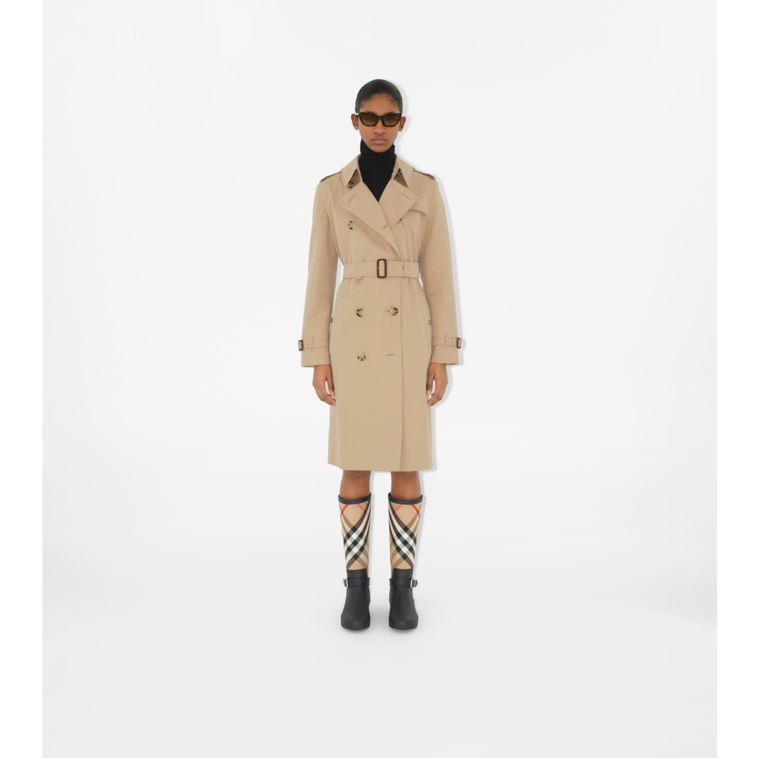 Logo Cateye Sunglasses in Tortoiseshell Women Burberry® Official