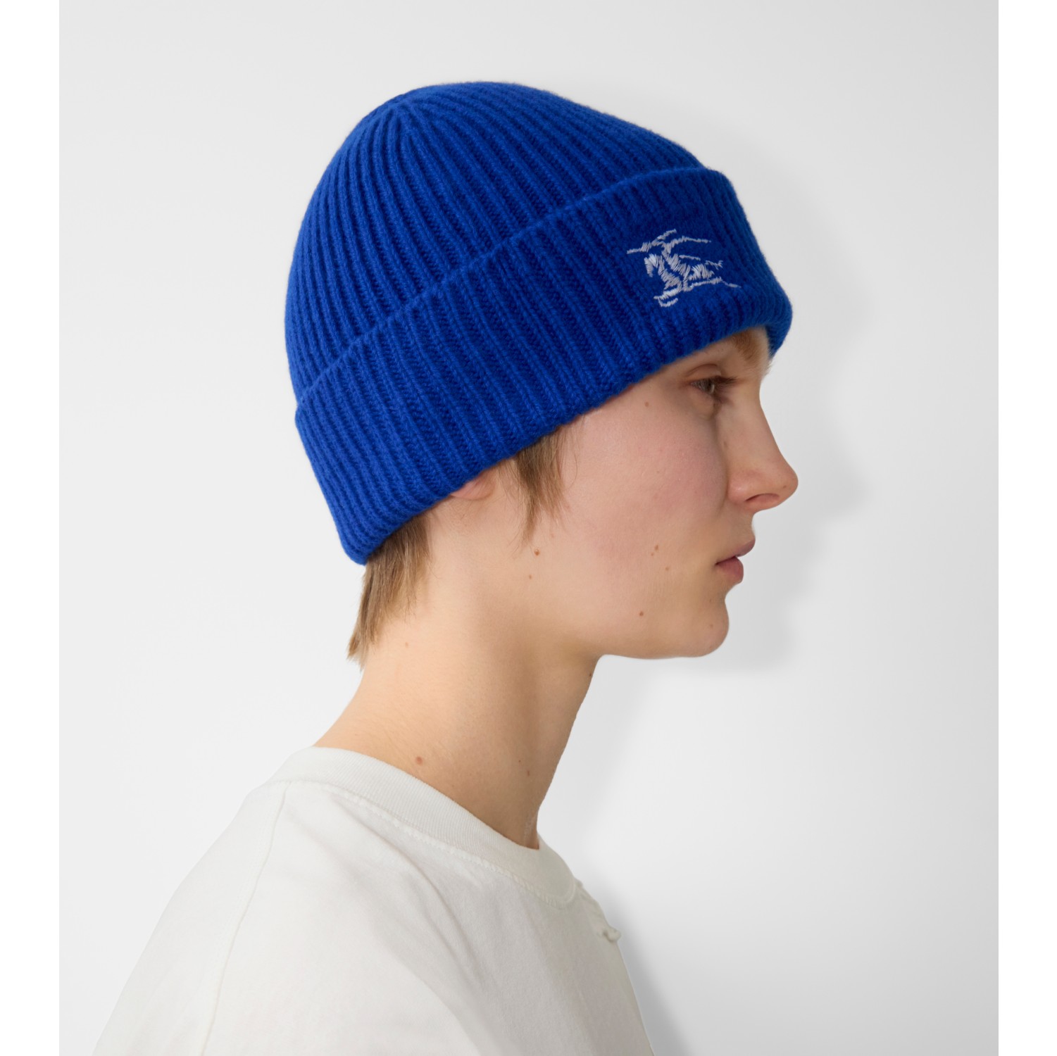 Ribbed Cashmere Beanie