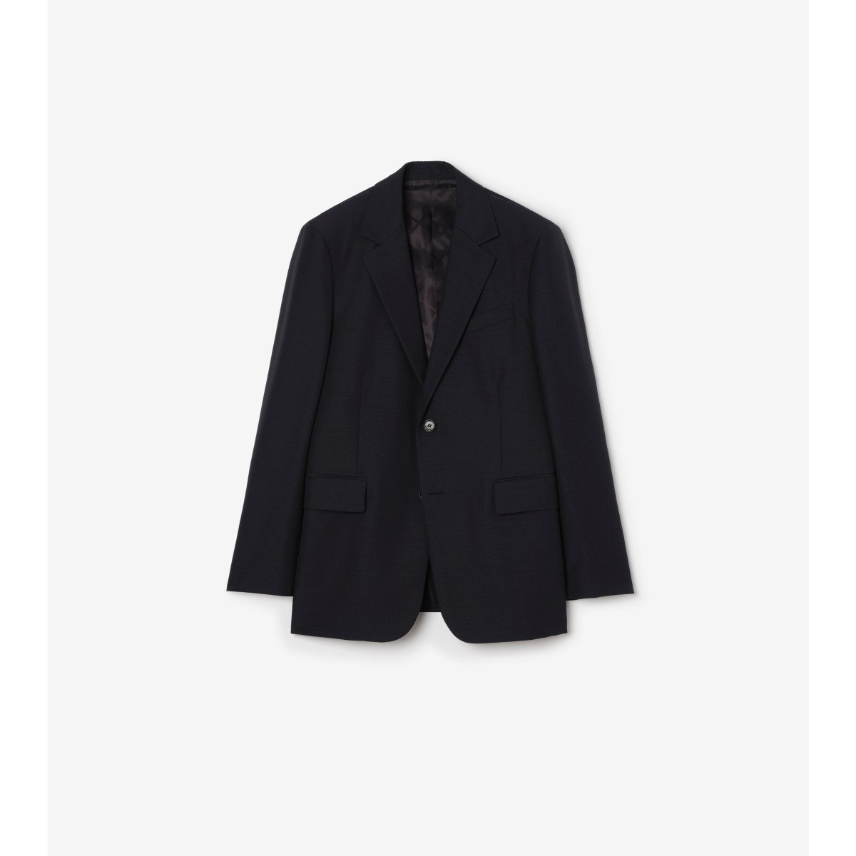  Check Wool Mohair Tailored Jacket