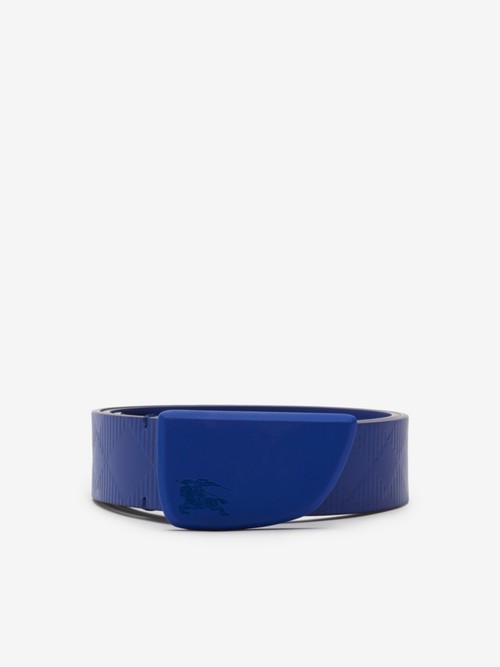 Burberry Shield Leather Belt In Knight