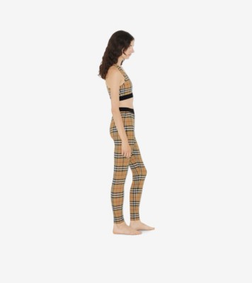 Burberry Madden Check Stretch Jersey Leggings