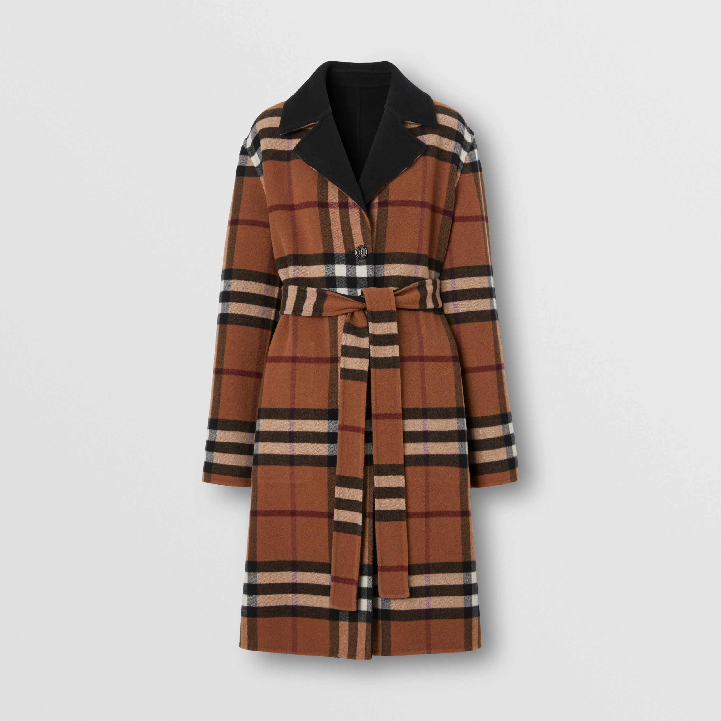 Wool Coat in Birch Brown - | Burberry® Official