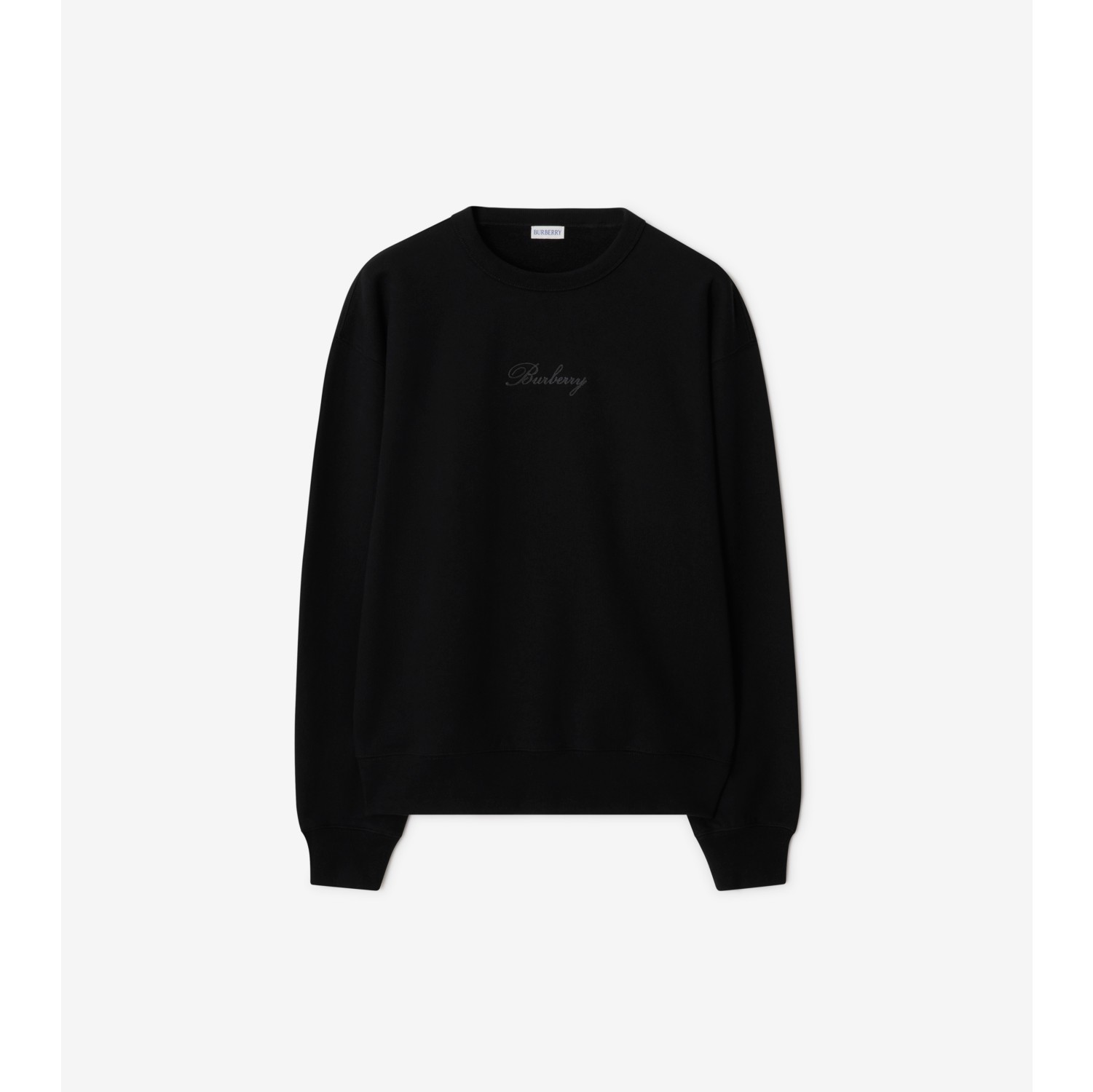 チェック カーシヴロゴ コットンスウェット