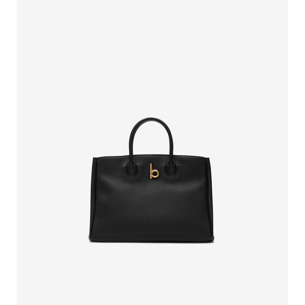 Burberry Small Rocking Horse Tote Bags In Black