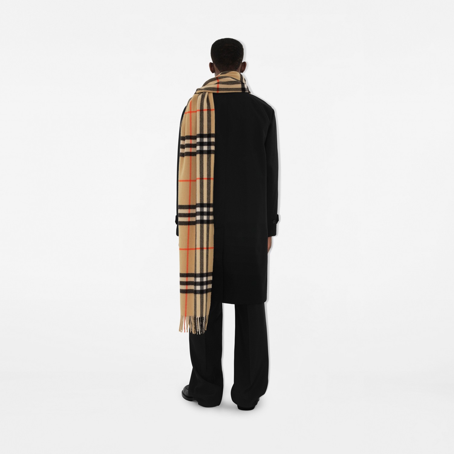 ワイド チェック カシミアスカーフ (サンド) | Burberry®公式サイト ワイド チェック カシミアスカーフ (サンド) | Burberry®公式サイト