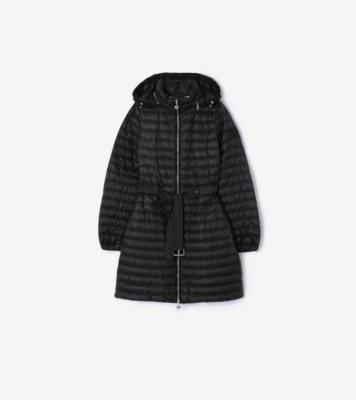 Burberry ナイロン アンバーリー ダウンコート (ブラック) - ウィメンズ, ナイロン | Burberry®公式サイト