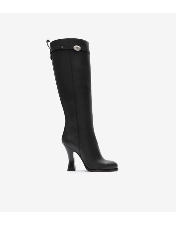Leather Pillar Boots