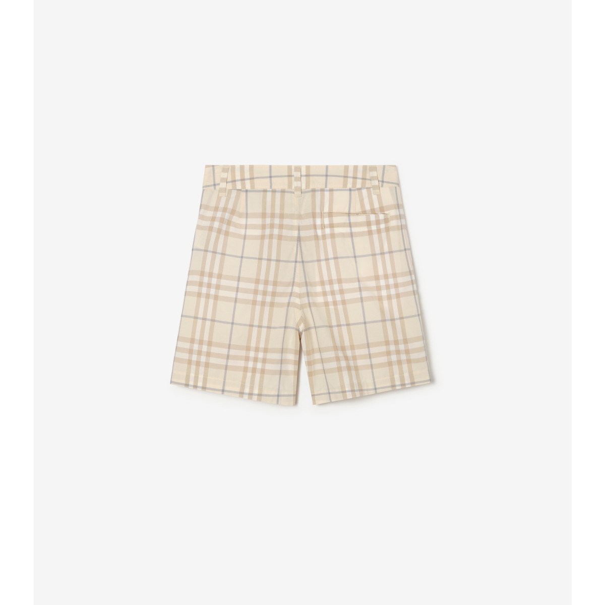  Check Cotton Shorts