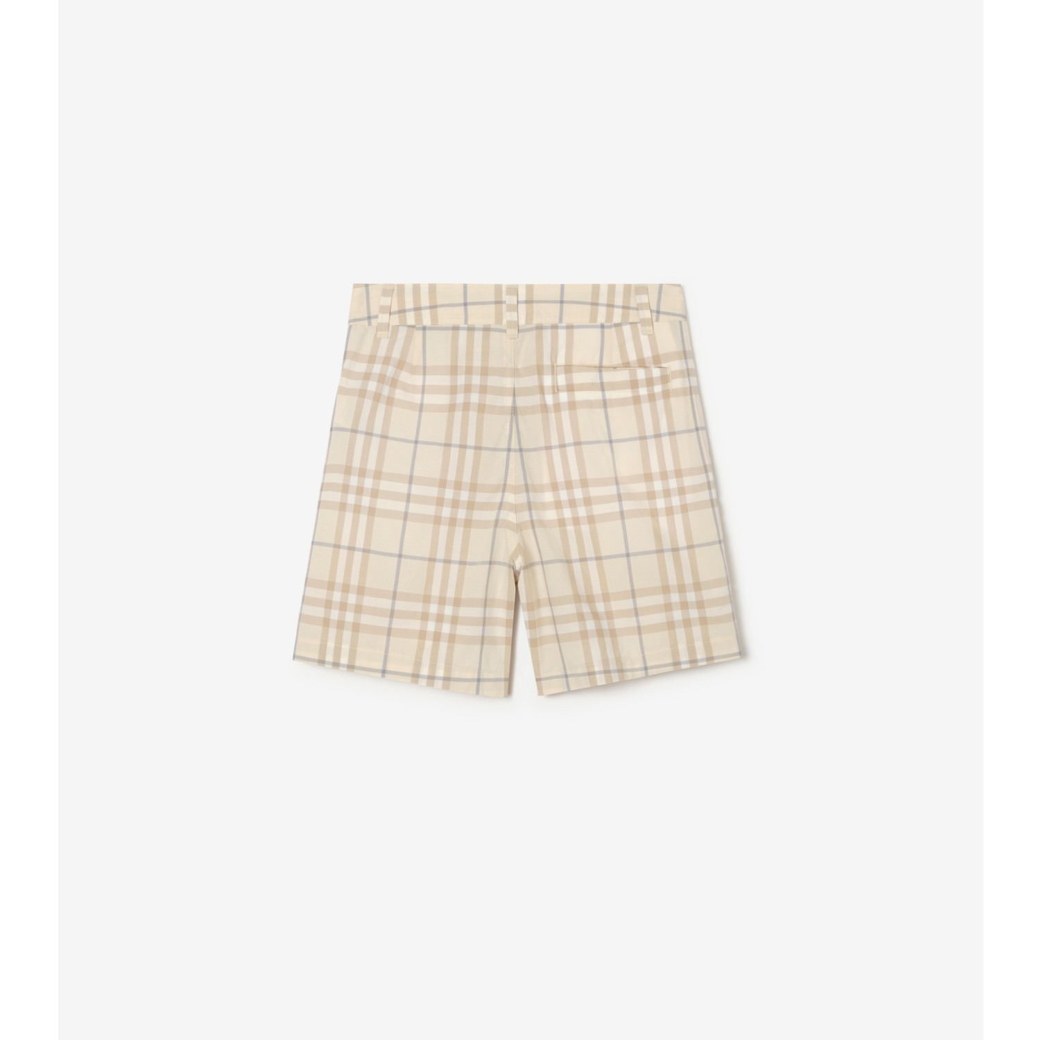 Pantaloncini in cotone con motivo Check