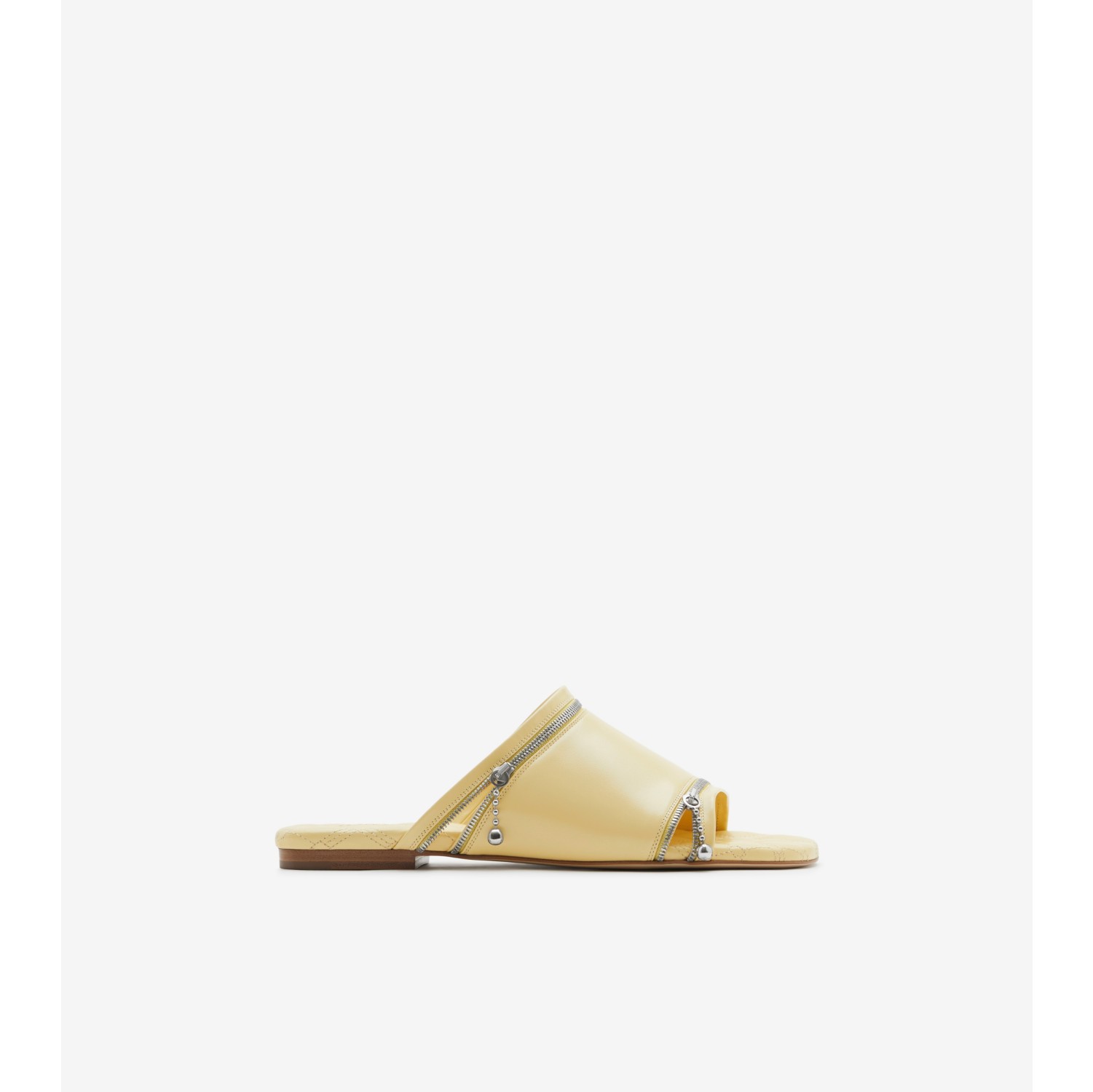 Gold hot sale mule slides