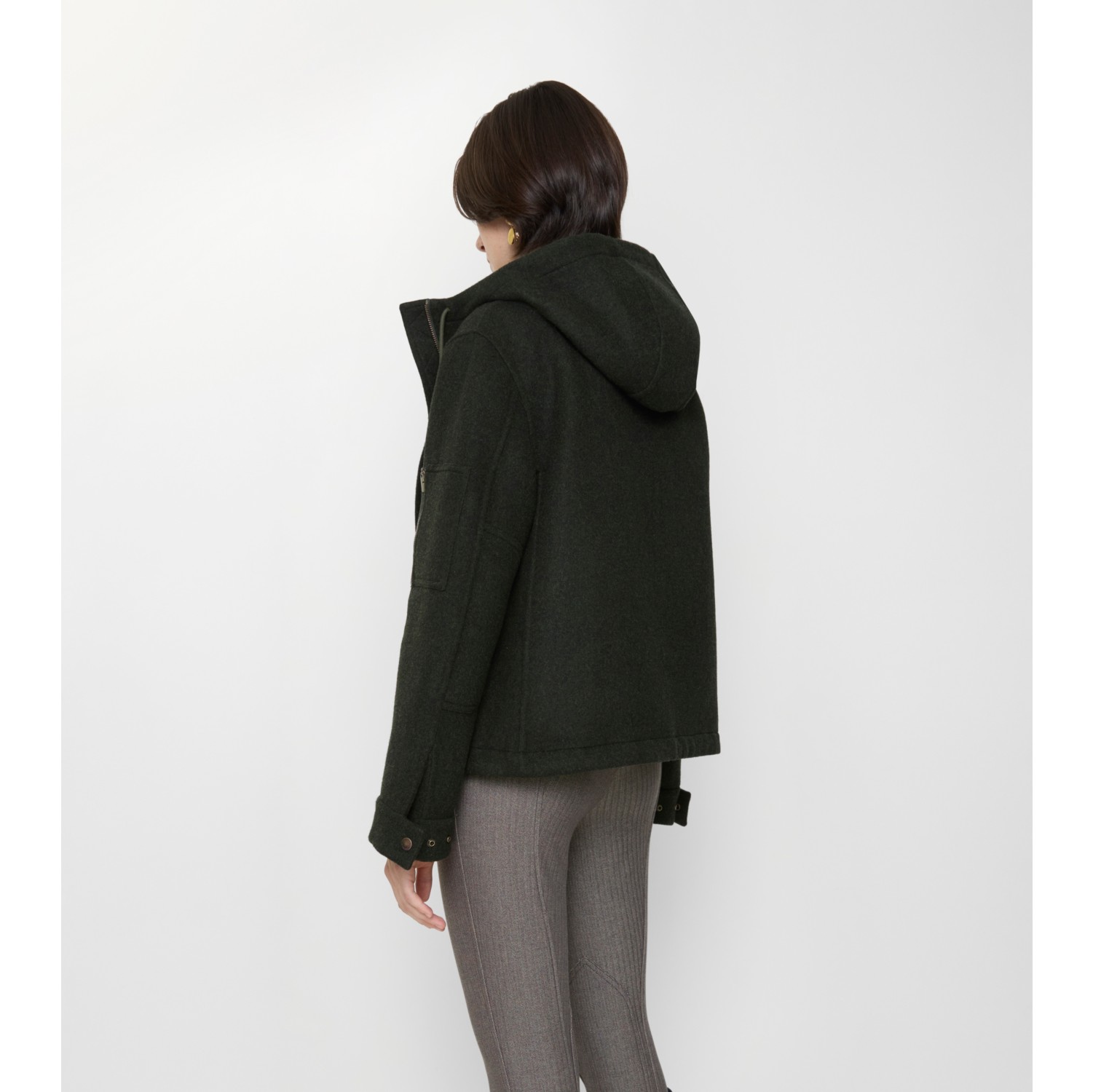 Wool Hooded Jacket