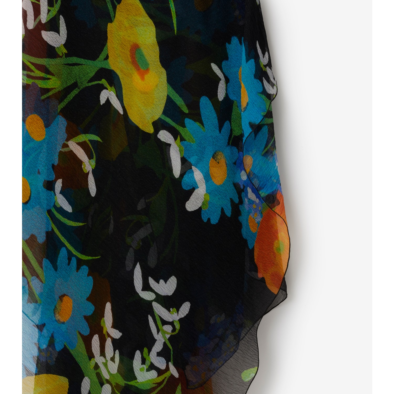 Poppy Garden Silk Blend Dress