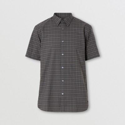 short sleeve burberry shirt mens