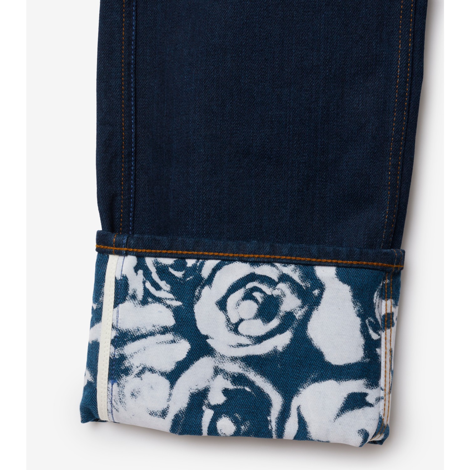 Relaxed Fit Heavyweight Denim Jeans in Indigo blue Women, Cotton