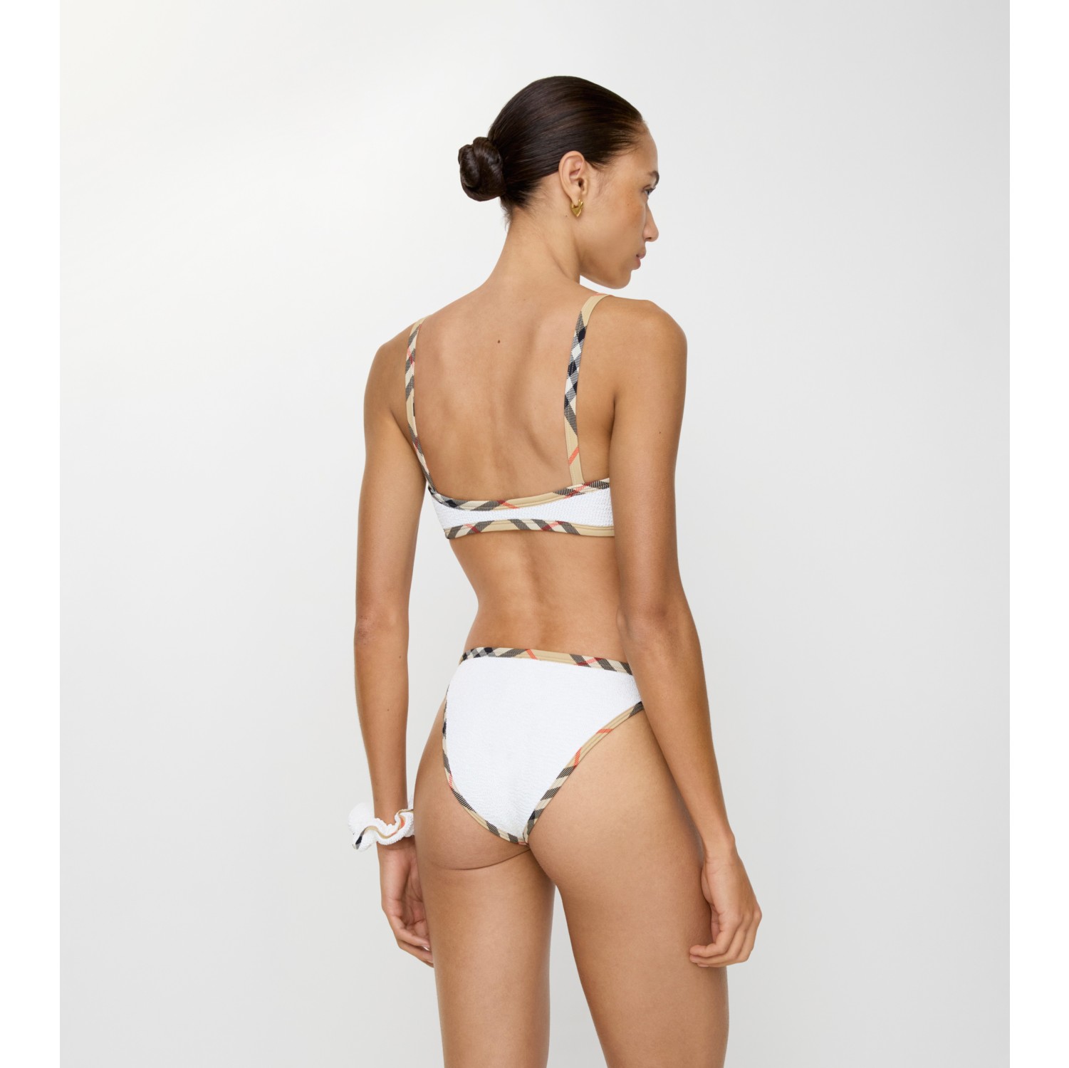 Tyler Bikini in White - Women, Nylon | Burberry® Official