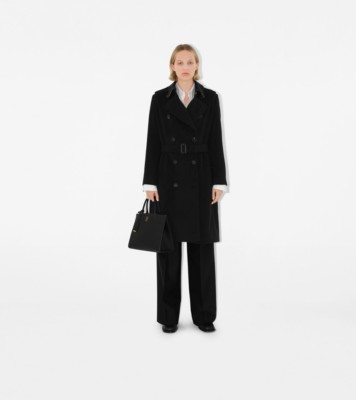 Burberry Black Kensington Trench Coat