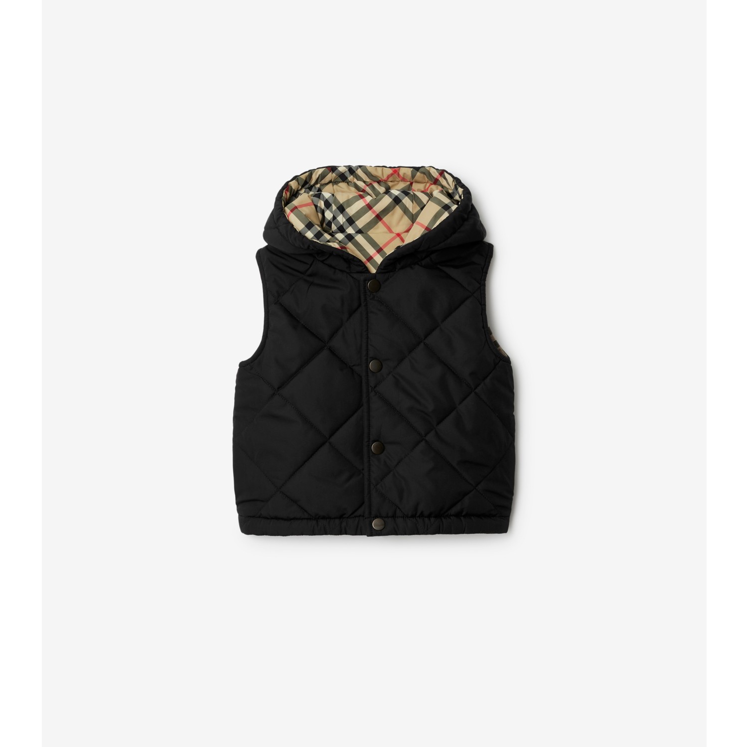 Reversible Check Gilet