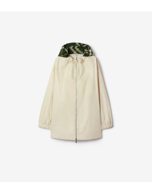 Check Hood Gabardine Parka