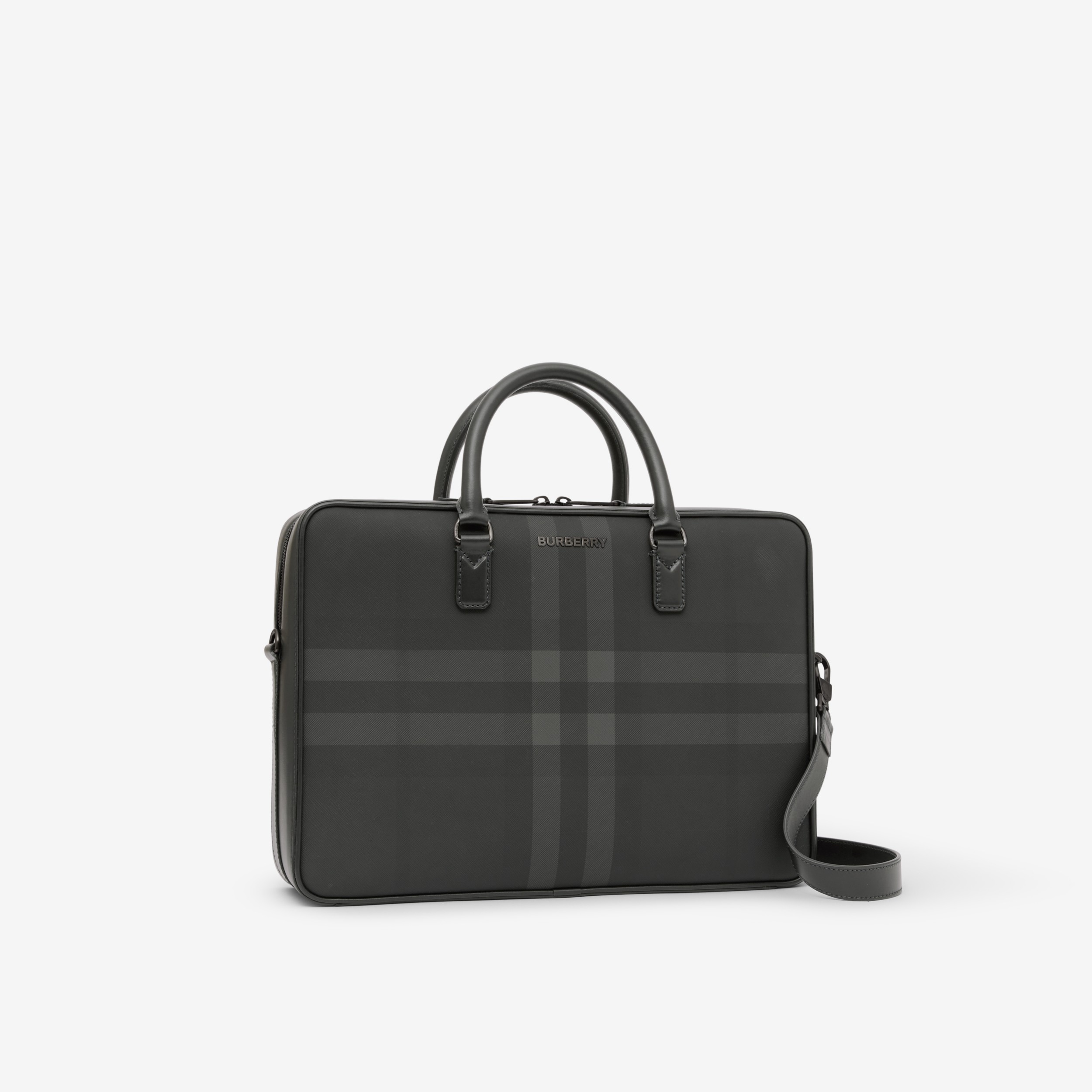 Top 34+ imagen burberry briefcase