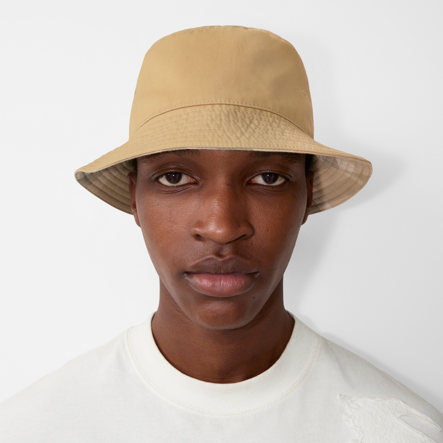 Sombrero de pesca reversible en mezcla de algodón