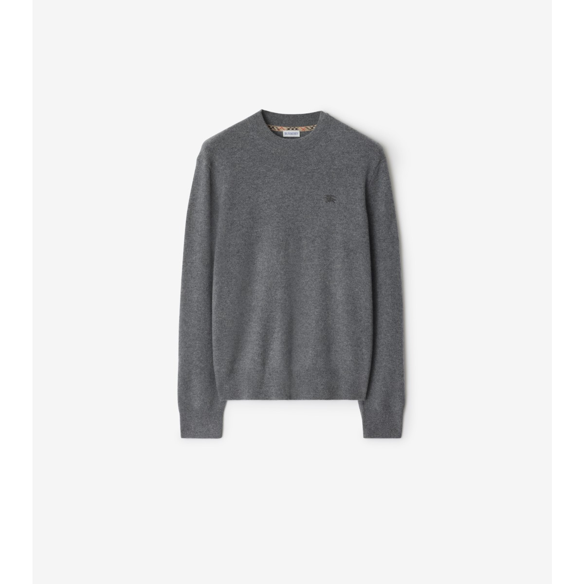  Check Cashmere Blend Sweater