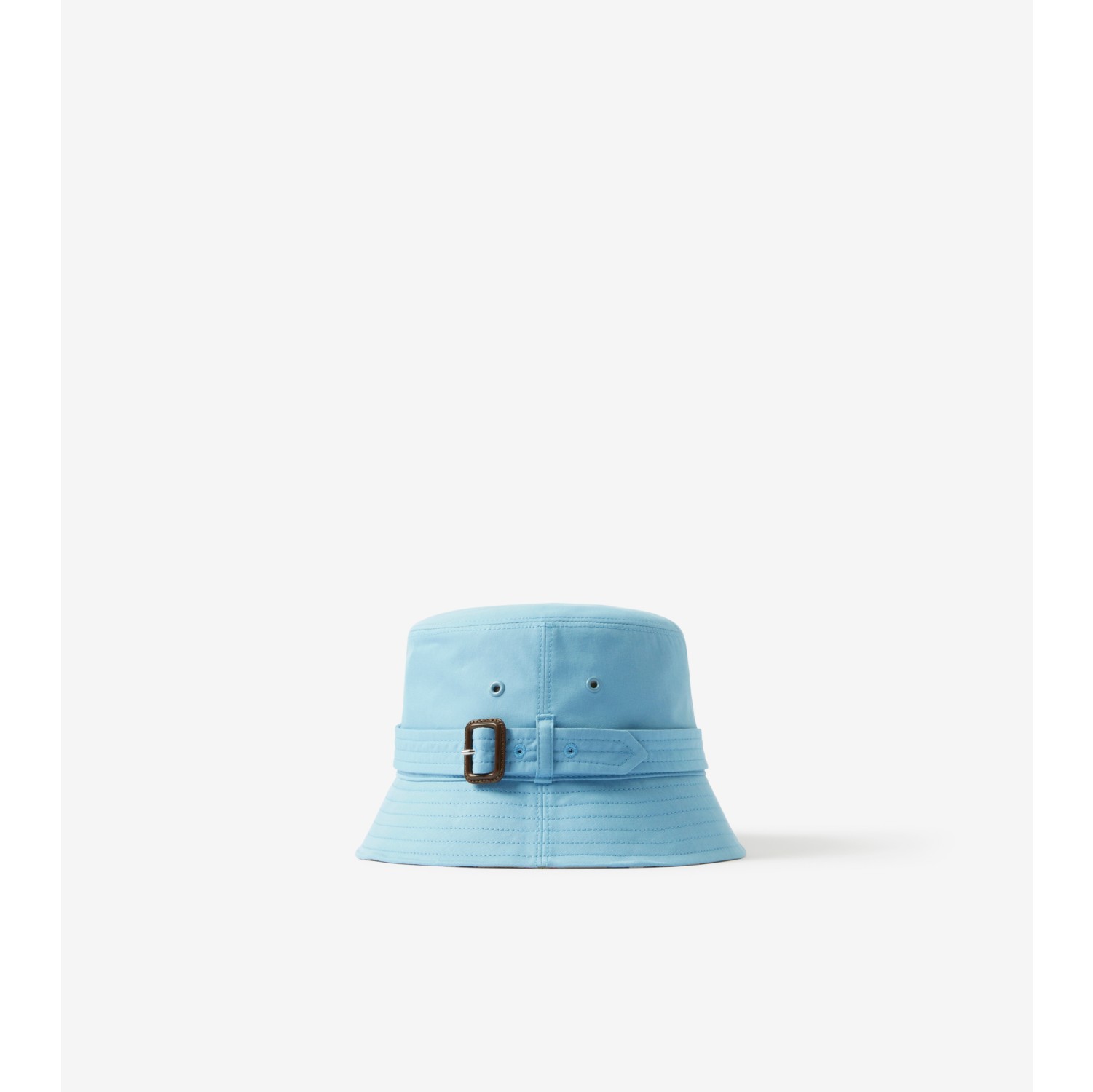 Tropical Gabardine Belted Bucket Hat in Cool Denim Blue | Burberry® Official