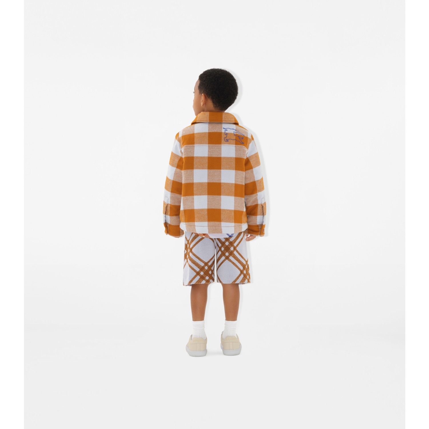 Veste en coton Check