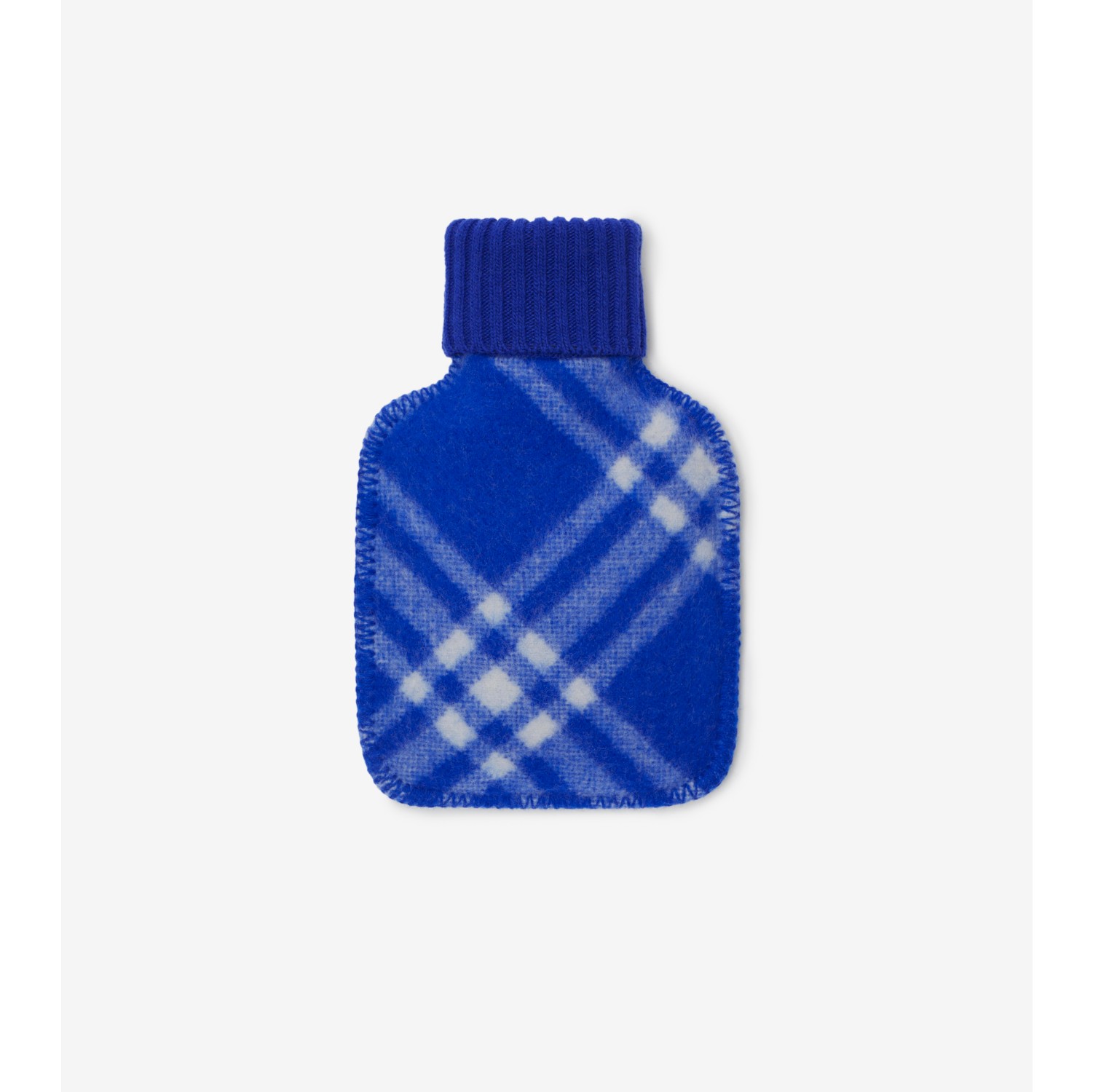 Check Wool Hot Water Bottle in Knight Burberry® Official