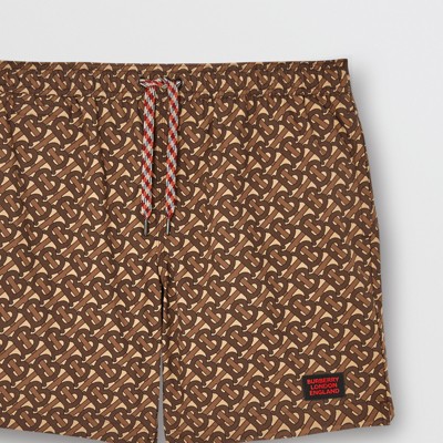 burberry print shorts