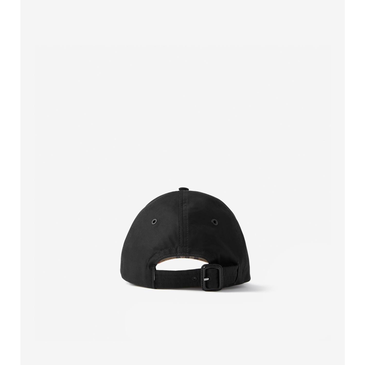 Monogram Motif Tropical Gabardine Baseball Cap in Black | Burberry ...