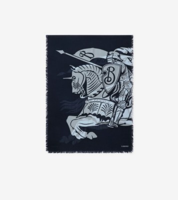 ワイド EKD ウールスカーフ (バンク) | Burberry®公式サイト