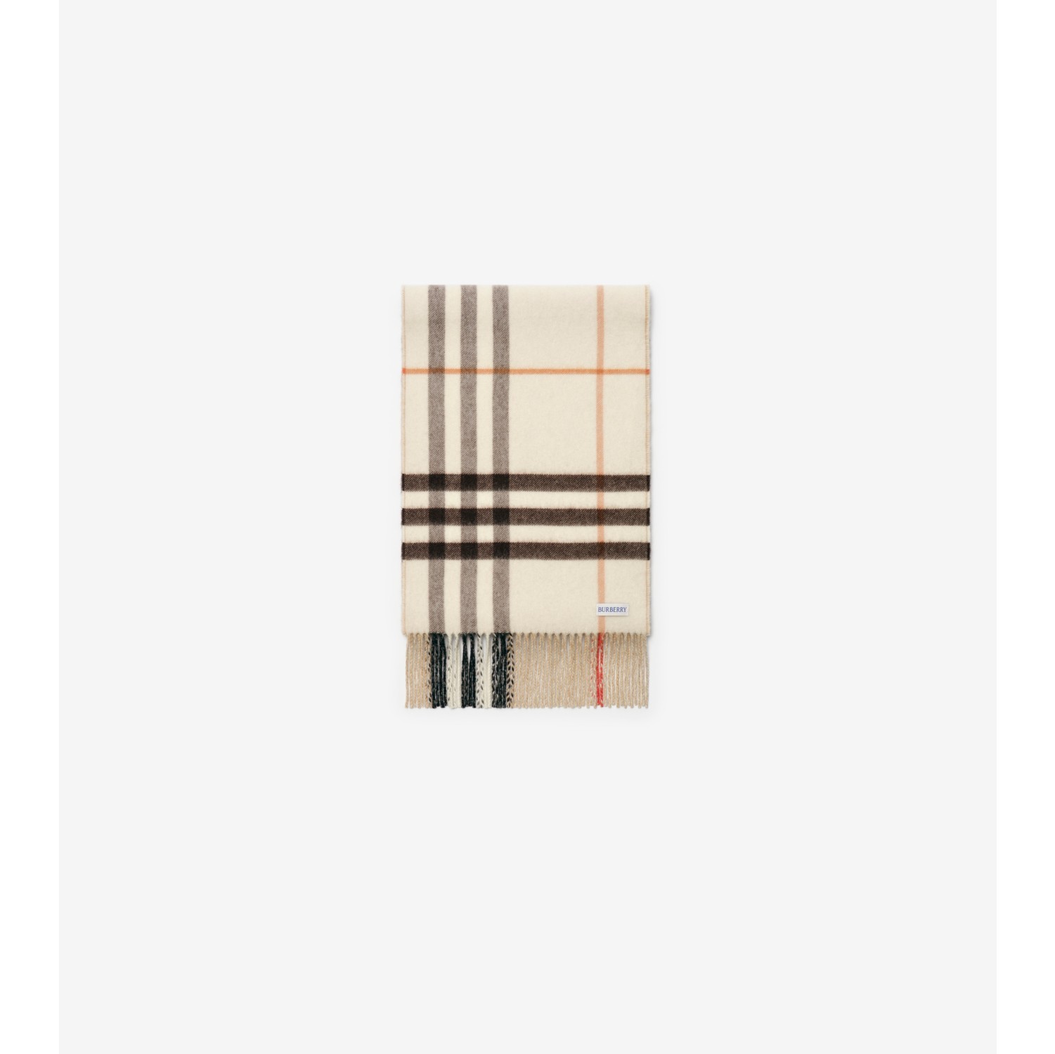 Reversible Check Cashmere Scarf