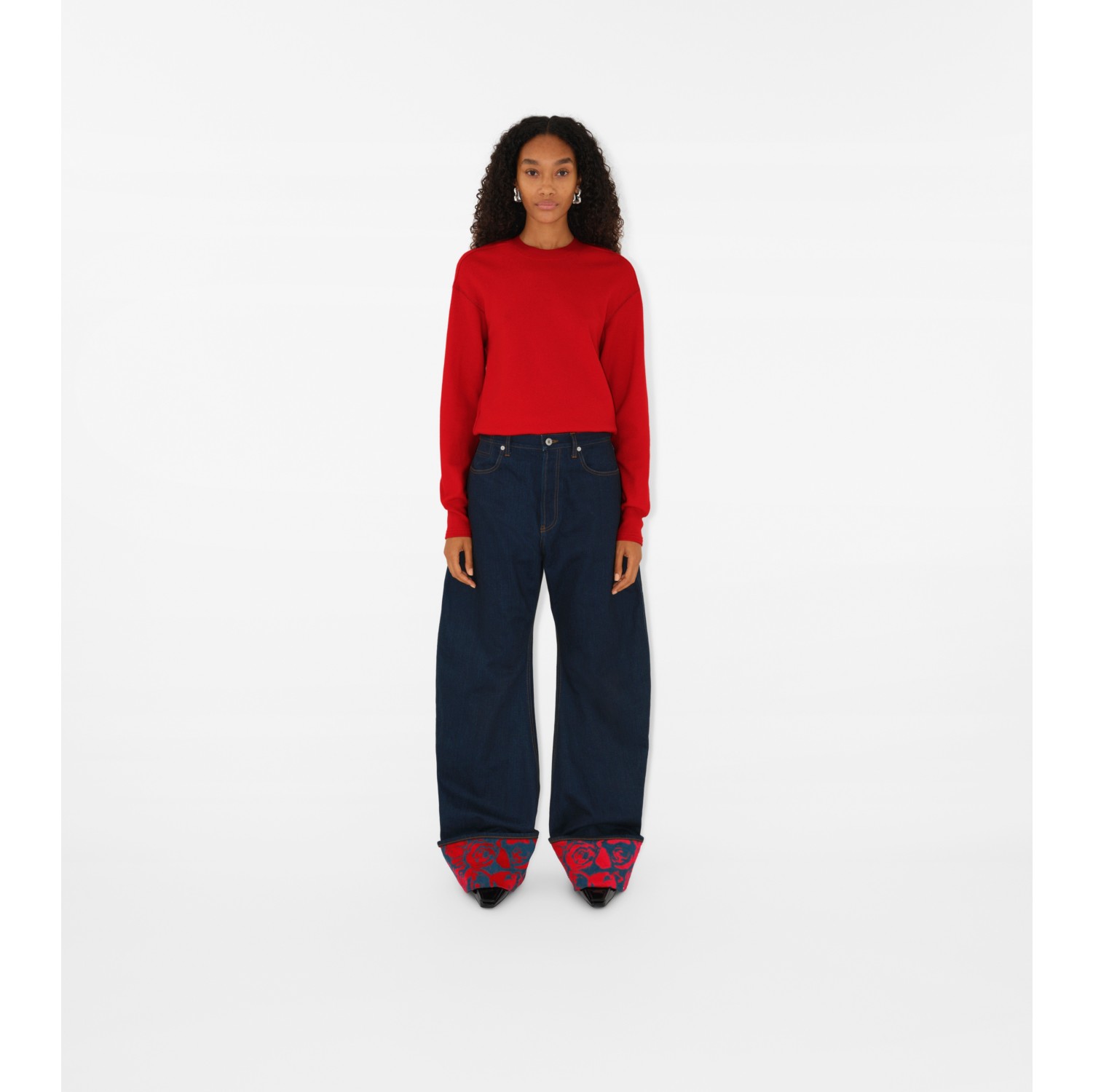 Packet Earrings in Silver Women Burberry® Official