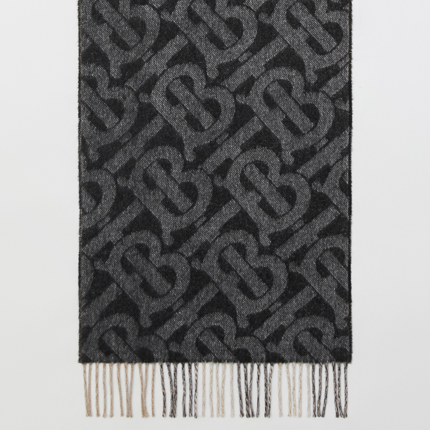 Check Cashmere Reversible Scarf in Black/white | Burberry® Official
