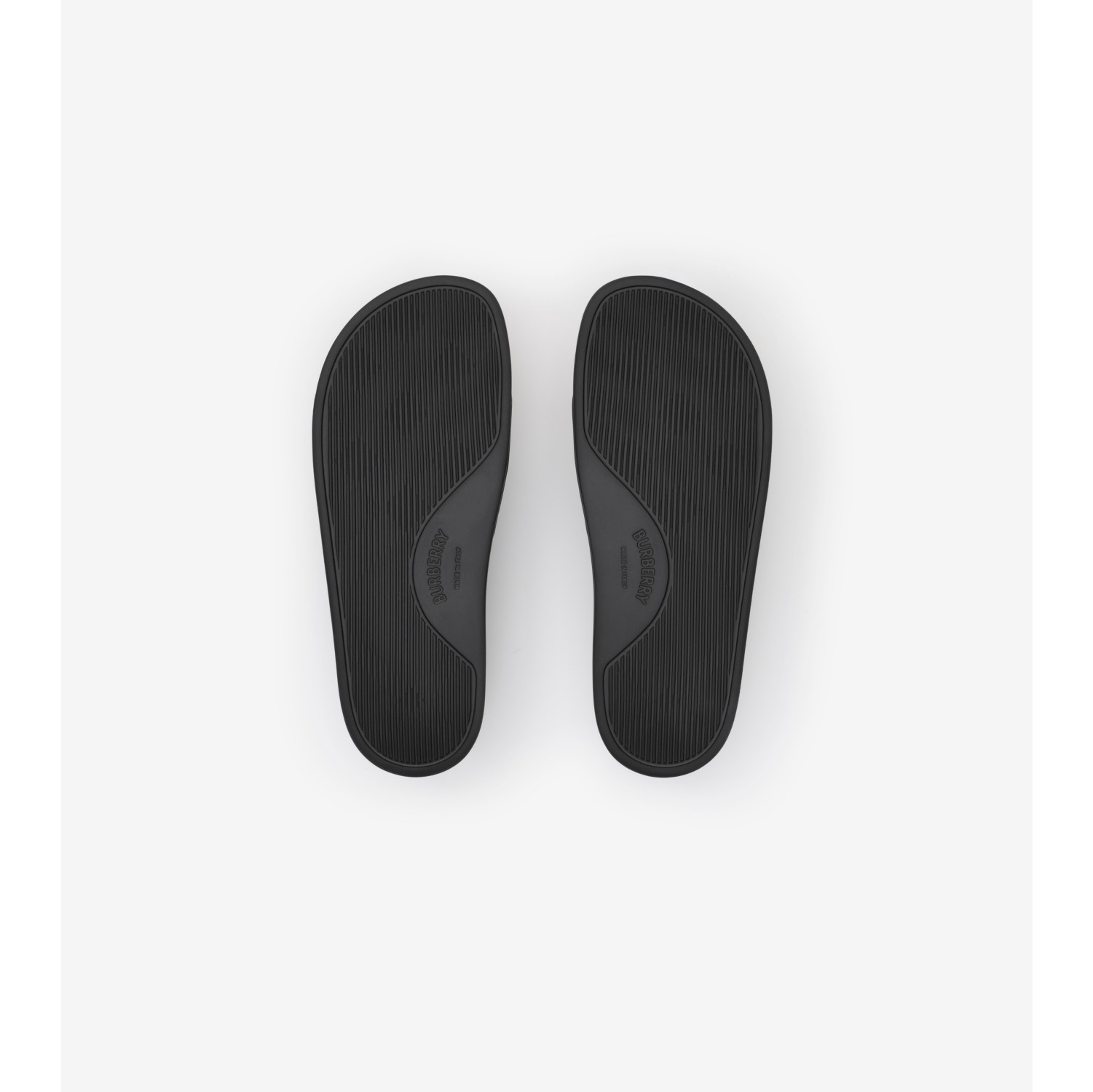 Logo Slides in Black/white - Women | Burberry® Official