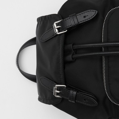 burberry black rucksack
