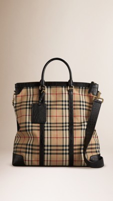Horseferry Check Alligator Tote Bag
