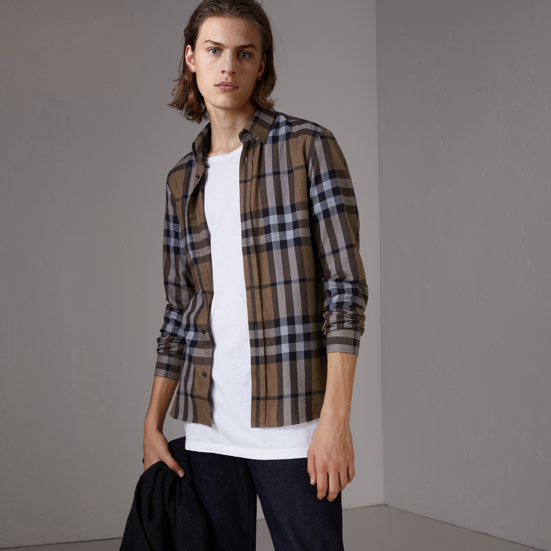god's true cashmere flannel shirt