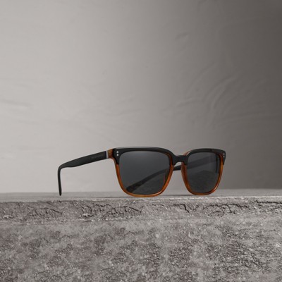 burberry men's square frame sunglasses