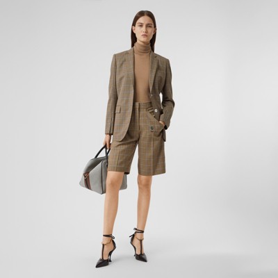 burberry wool shorts