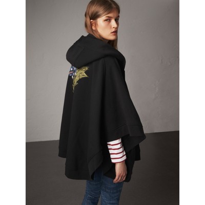 hooded sweatshirt poncho