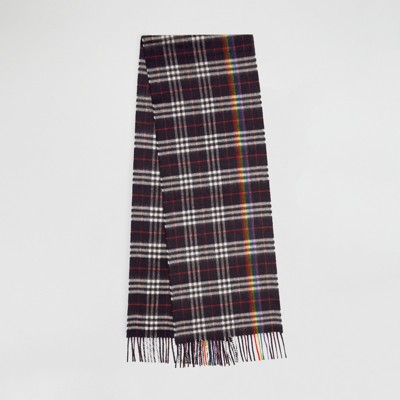 Burberry rainbow cashmere outlet scarf