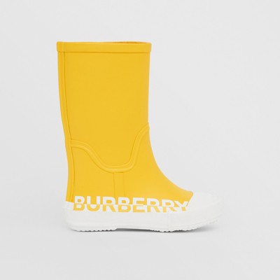 burberry boots yellow
