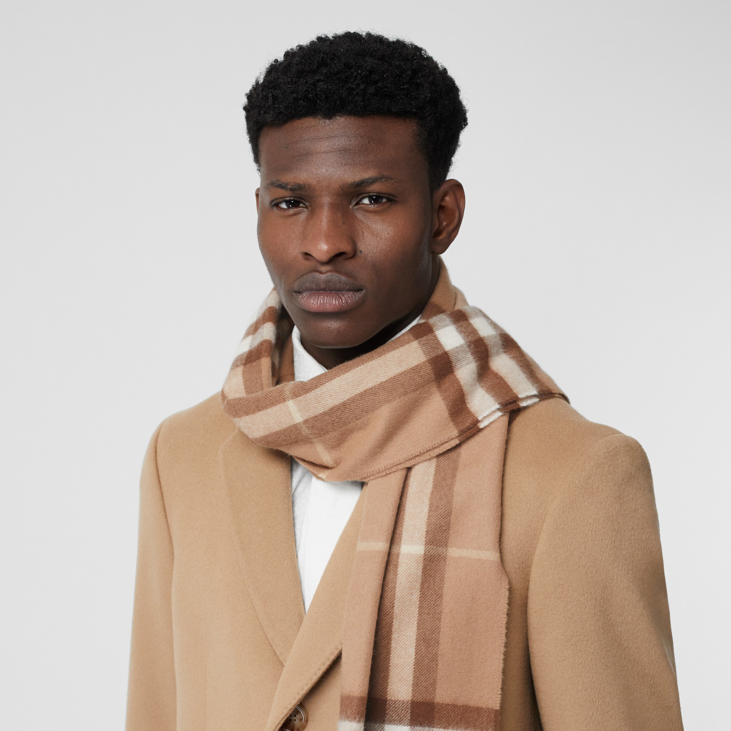 Camel Check Scarf - agentstips
