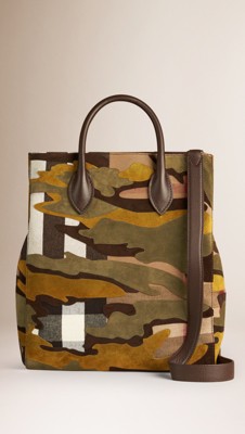 The Carryall In Camouflage Canvas Check
